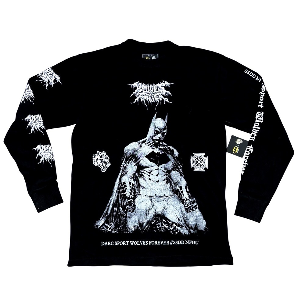 Darc Sport Batman Where Shadows Begin Premium LS Tee Black‎ Large Limited